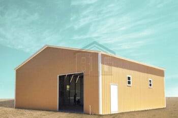 Roosevelt Garage 30x50x12 - Big Buildings Direct