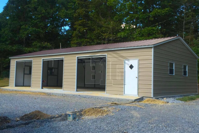 Metal Garages and Prefab buildings Delivered and Installed