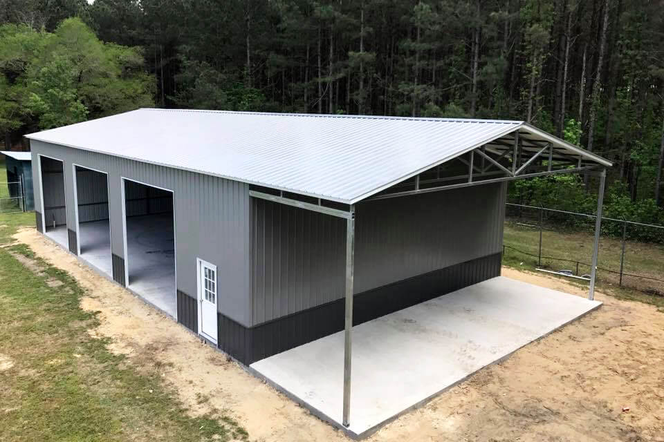 Flight Metal Utility Building 40x80 Big Buildings Direct