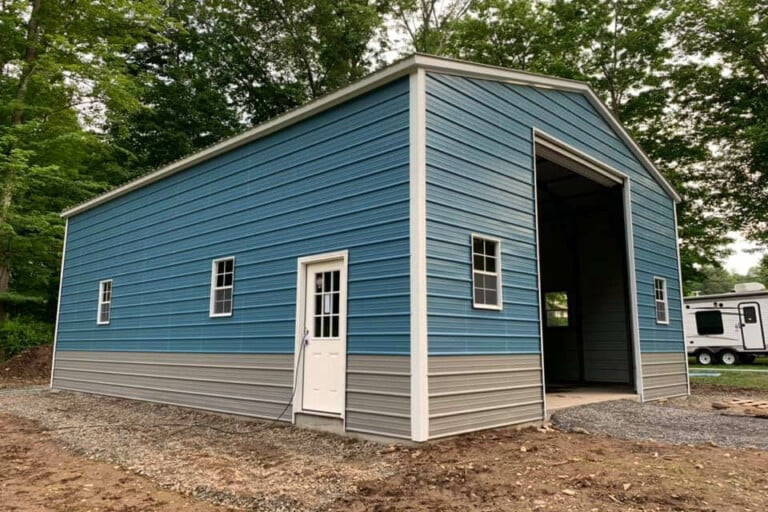 Metal Garages and Prefab buildings Delivered and Installed