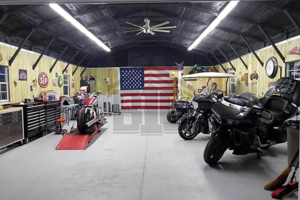 Varner 2 Car Metal Garage 24x25 Big Buildings Direct