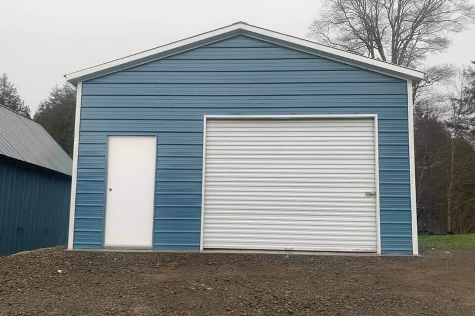 Metal Garages and Prefab buildings Delivered and Installed