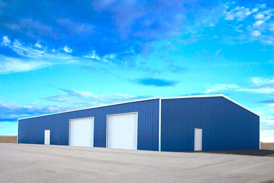 The Calgary Metal Building 50x70x14 - Big Buildings Direct